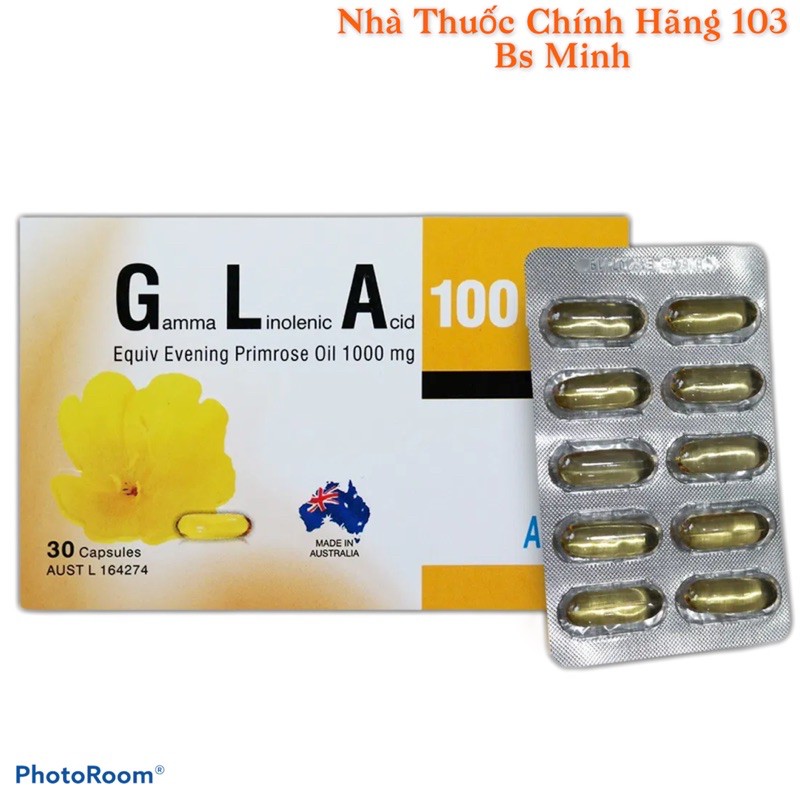 Tinh dầu hoa anh thảo GLA 100mg Cân bằng nội nội tiết tố nữ hàng chính hãng của Úc Gamma Linolenic Acid