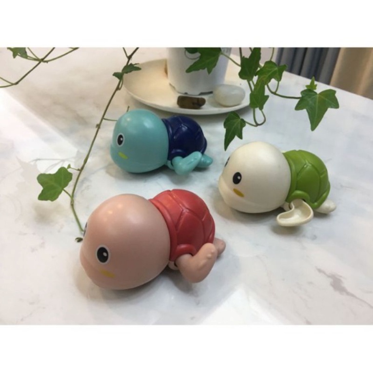 Chú Rùa Vận Cót Biết Bơi Vui Nhộn Trong Bồn Tắm Siêu Dễ Thương🍒FREESHIP🍒Đồ Trơi Rùa Vặn Cót Biết Bơi