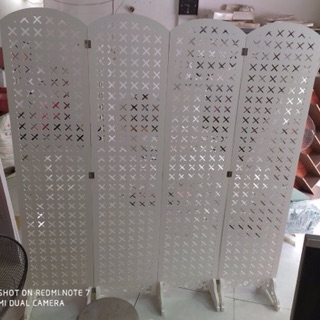 Bộ bình phong chữ X 4 tấm