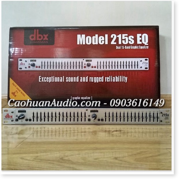 Equalizer DBX 215S | Bộ xử lý tần số âm thanh Số 1 tại Mỹ