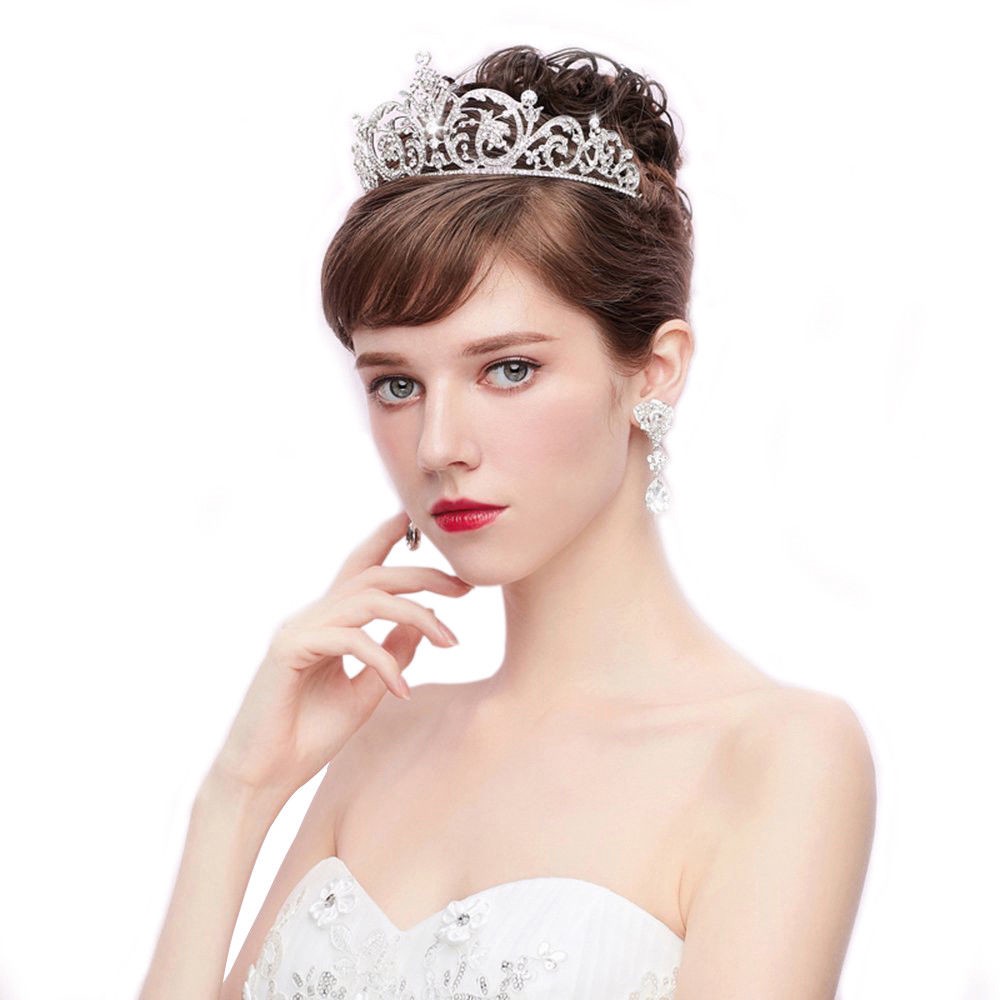 Princess crown with stones for wedding party
