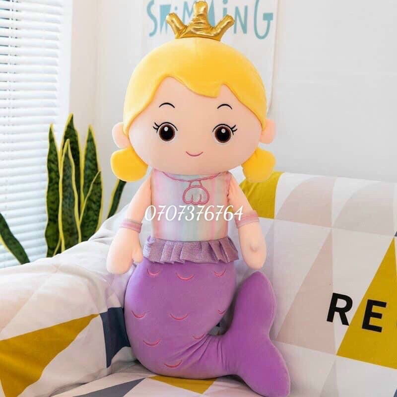 Thú Bông NÀNG TIÊN CÁ Đủ Size - Hàng Cao Cấp - Chất Miniso Mềm