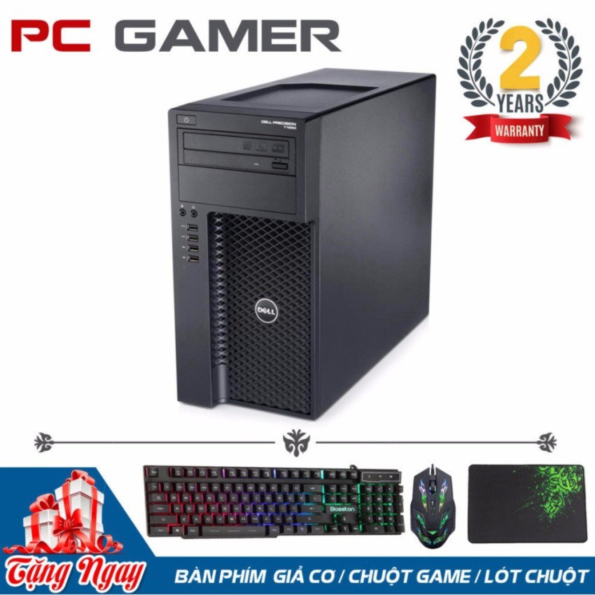 Máy trạm chơi Game Dell Precision T1650 (Core i7 3770, Ram 16GB, SSD 240GB, HDD 2TB, GTX 750 2GB) + Quà Tặng | BigBuy360 - bigbuy360.vn