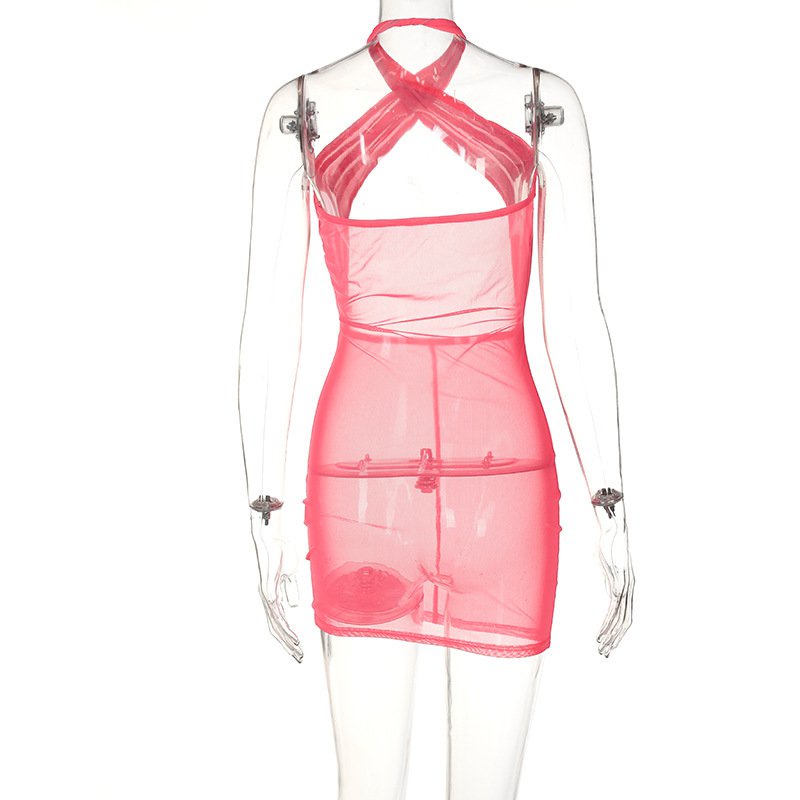 Đầm Đường Phố Hở Lưng Quyến Rũ Cho Nữ