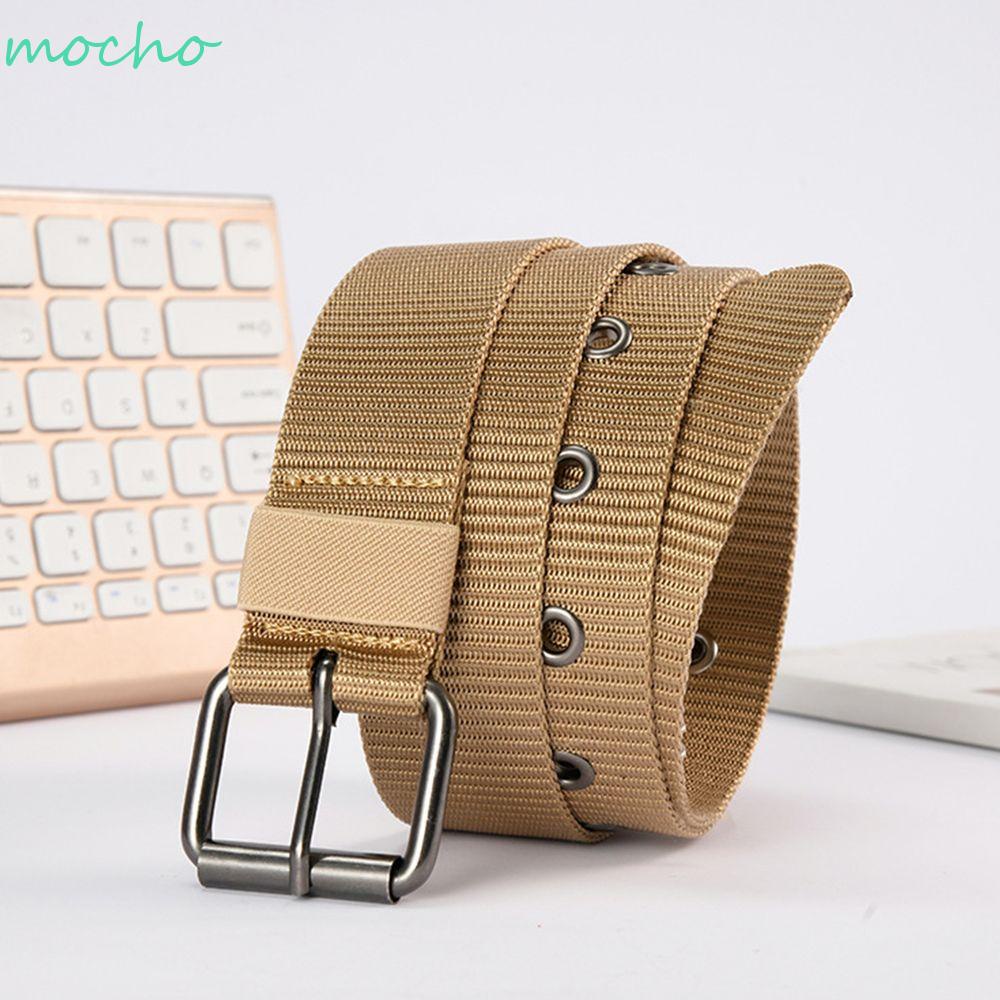 Thắt Lưng Vải Canvas Khóa Tự Động Nhiều Màu Tùy Chọn Thời Trang Cho Nam Và Nữ