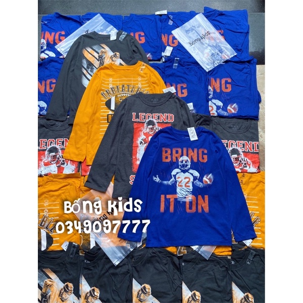 Áo Thu Bé Trai In Hình Place