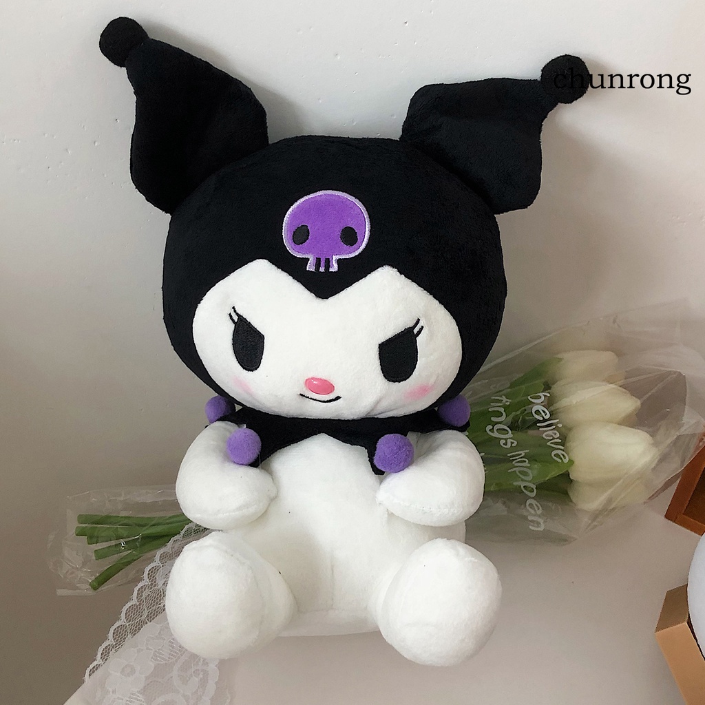Cr Đồ Chơi Búp Bê Nhồi Bông Kuromi Melody Chống Biến Dạng Bằng Cotton Hàng Ngày