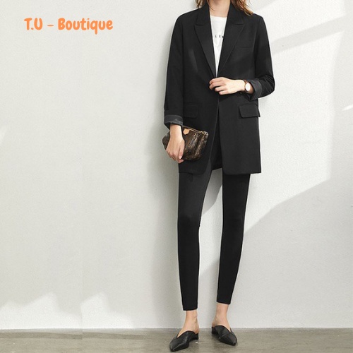 Quần nữ legging dáng dài cạp cao chống xoắn quần giữ nhiệt co giãn 4 chiều L-05