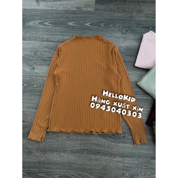 Áo thun gân ráp bèo 8second nữ | BigBuy360 - bigbuy360.vn