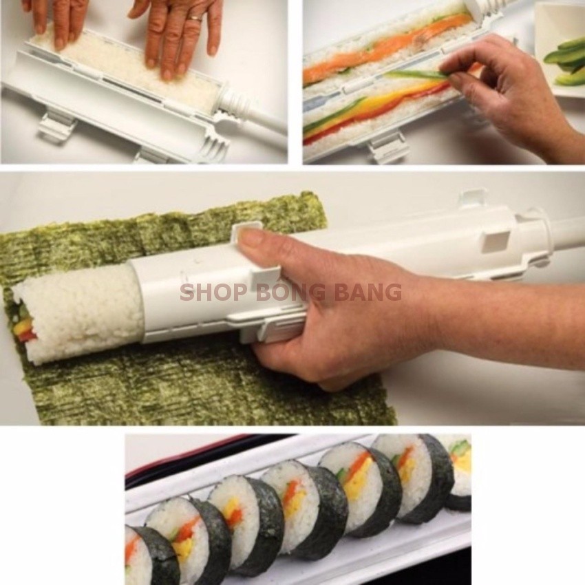 Dụng cụ cuốn ( cuộn ) sushi gimbab siêu nhanh - susheizi