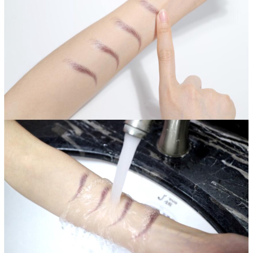 Miếng dán chân mày 4D chống nước lâu trôi tự nhiên