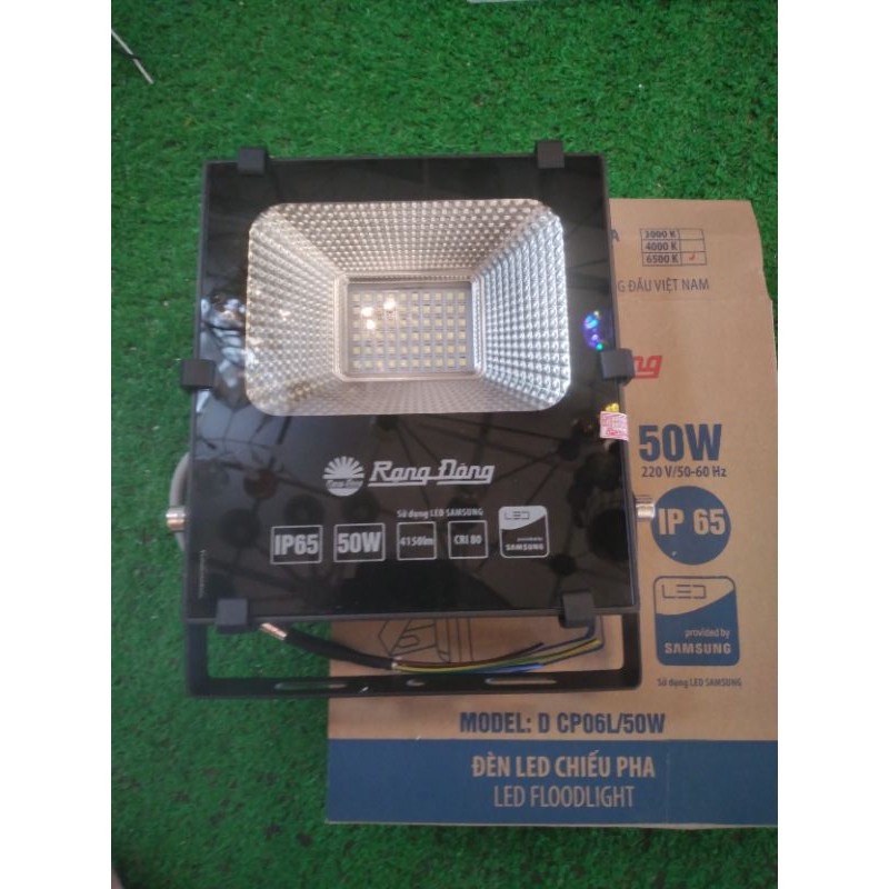 ĐÈN PHA LED 50w RẠNG ĐÔNG CP06L/50W SÁNG TRẮNG- Hàng Chính Hãng