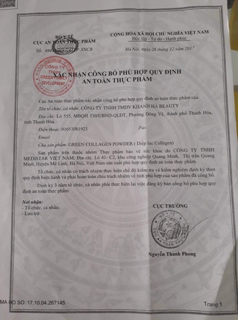 [HÀNG CHÍNH HÃNG] Diệp lục collagen_hàng chuẩn công ty | BigBuy360 - bigbuy360.vn