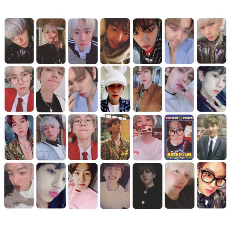 Set 10 ảnh thẻ in hình Baekhyun Exo Solo 2 dành cho fan hâm mộ