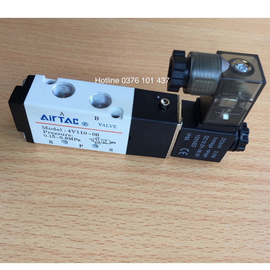 VAN ĐIỆN TỪ KHÍ NÉN AIRTAC 2/2, 3/2, 5/2, 4V210-08, 4v220-08, 4v320-10, 4v420-15, 4v230c-08, 4v330c-10 ,4v430c-15