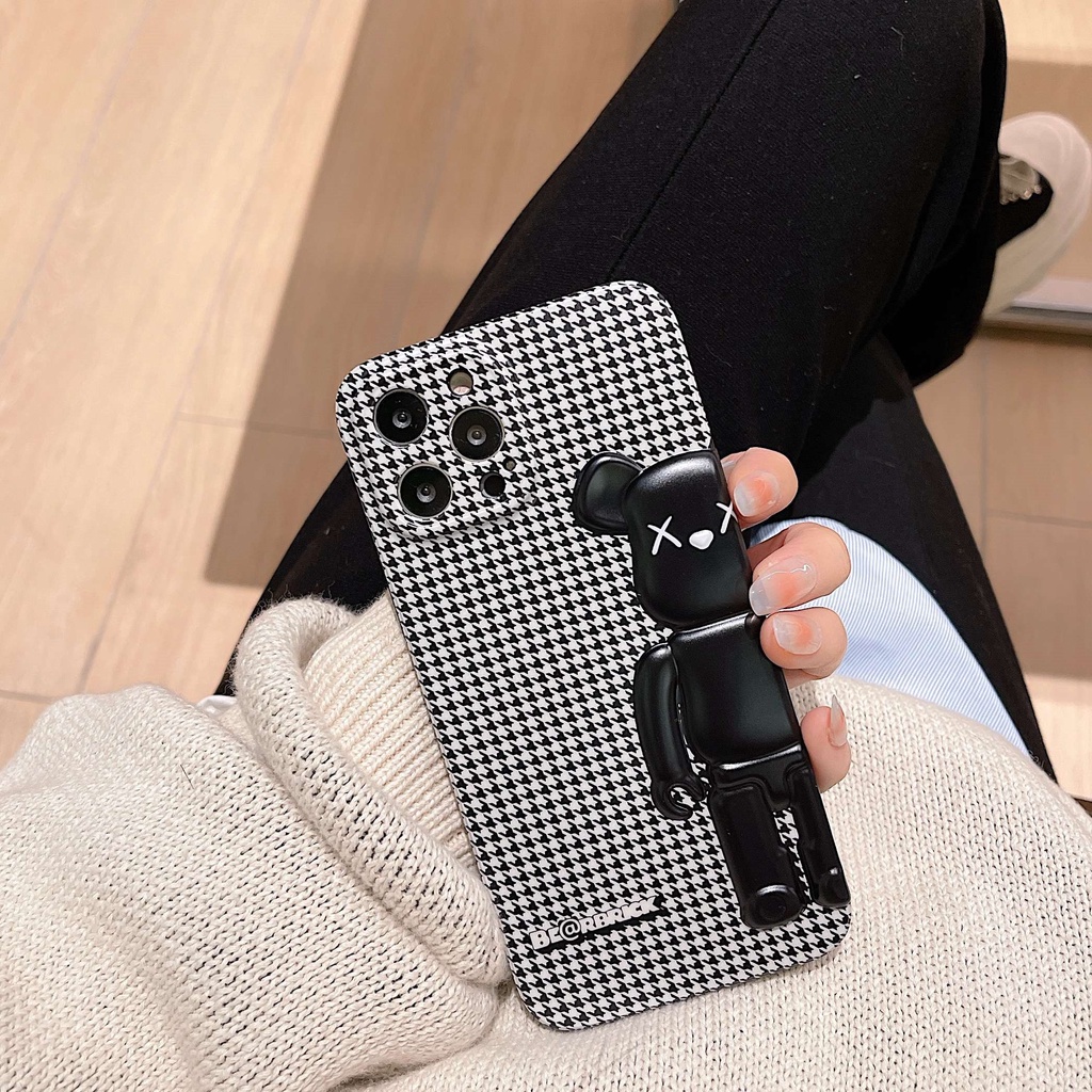 Ốp Điện Thoại Mềm Chống Rơi Họa Tiết Gấu Hoạt Hình 3D Cho iphone 13 12 11 Pro Max XS Xsmax XR XS X