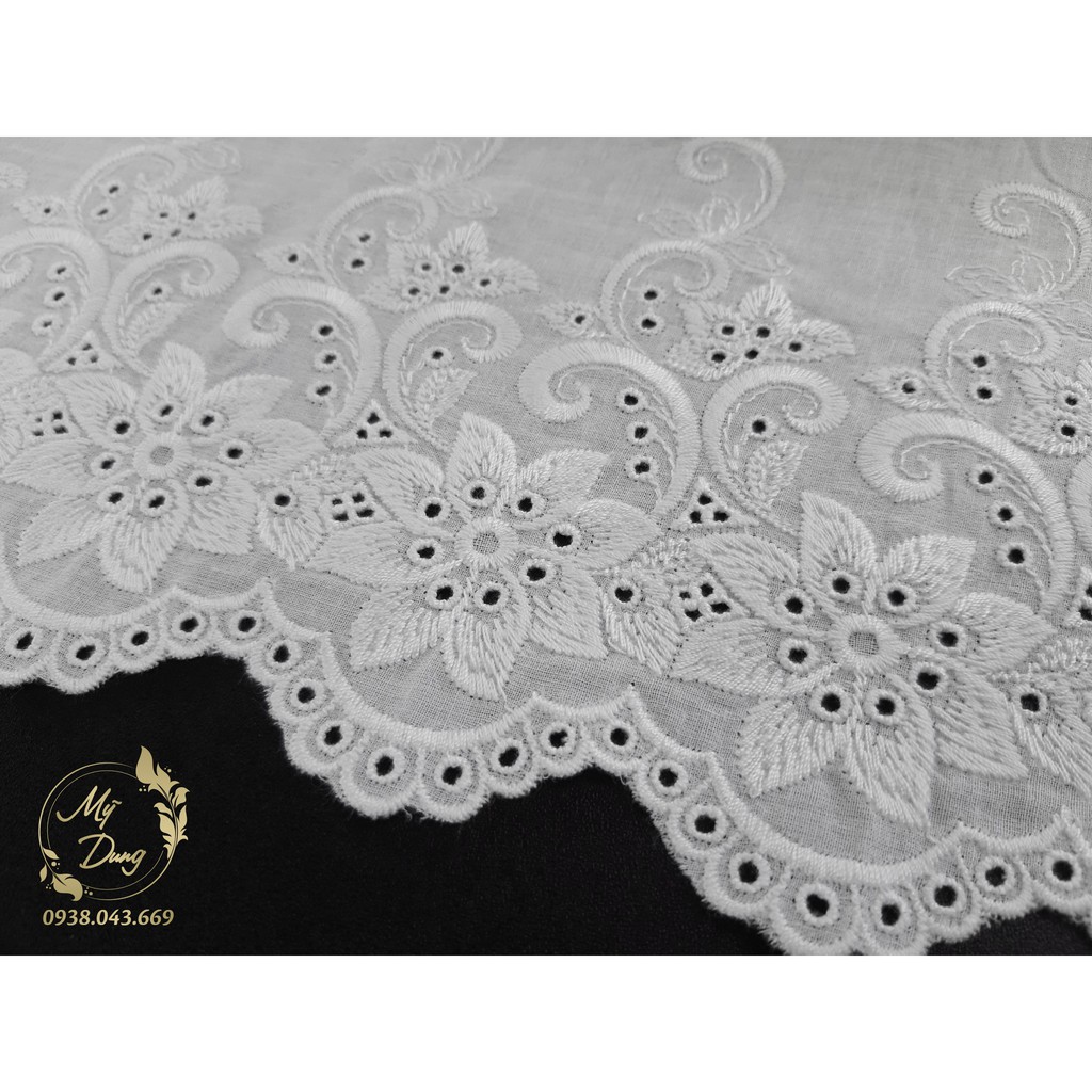 Vải may tay áo, chân váy, Hijab - TiCi (Dây dài 13,5 mét) - MS 180005