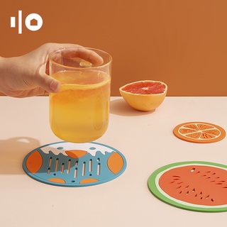 Tấm Lót Nồi/Chảo Bằng Silicone PVC Dày Cách Nhiệt Chống Trượt Sáng Tạo Dành Cho Gia Đình
