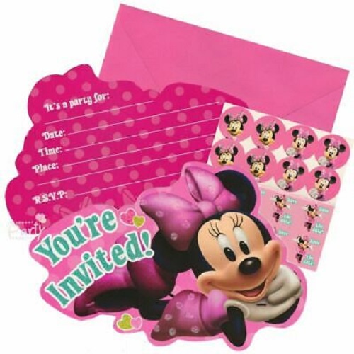 Đồ Chơi Thiệp mời Minnie AMSCAN 496597