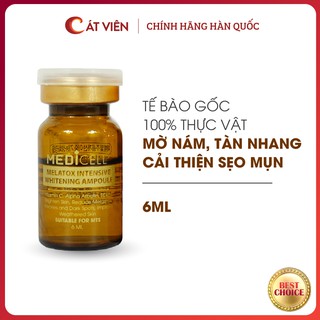 Tế bào gốc nám Melatox Medicell Hàn Quốc, serum mờ nám tàn nhang thâm sạm, trẻ hóa tái tạo làm trắng da 6 ml