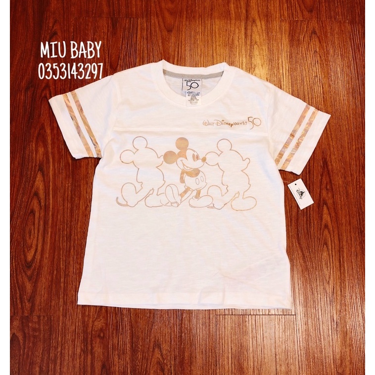 Áo mickey nhũ du xịn bé trai bé gái