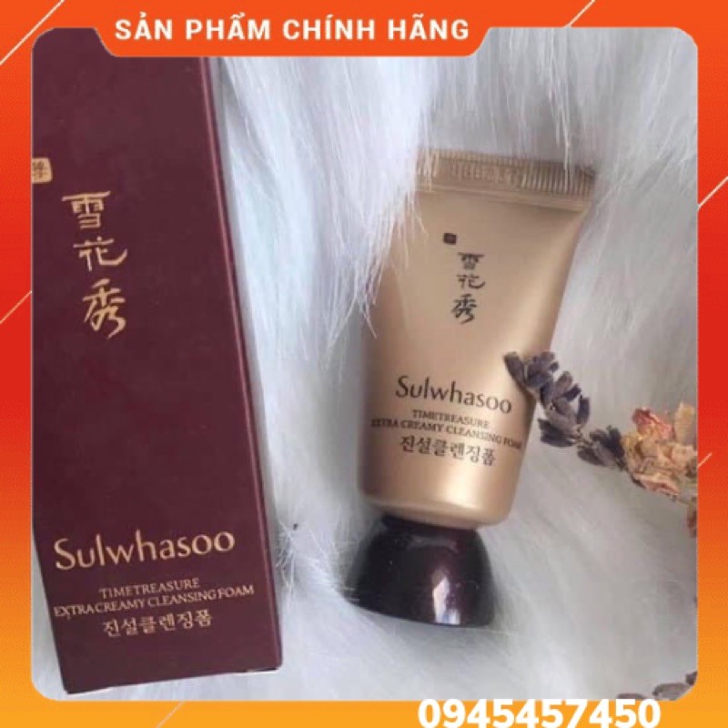 Sữa Rửa Mặt Sulwashoo Thông Đỏ 15ml date 2023