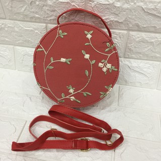 Túi Tròn Thêu Hoa Sang Chảnh Mới Nhất