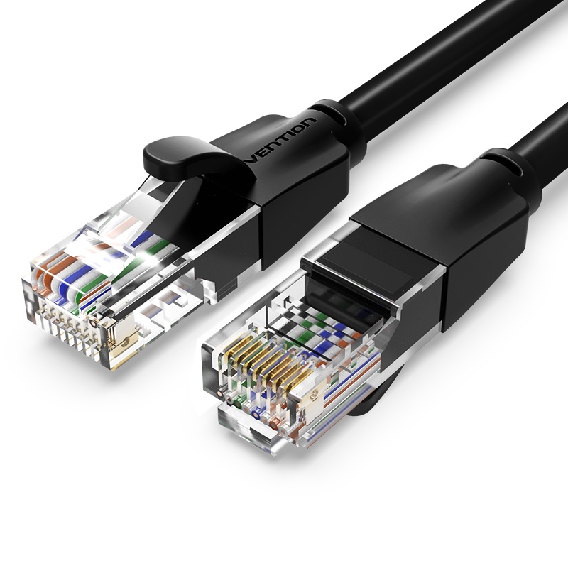 Dây cáp mạng CAT6 + CAT5e Vention Gigabit tốc độ cao đầu nối RJ45 UTP 2 đầu đúc sẵn