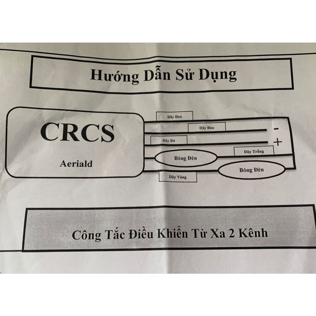 Điều khiển từ xa MONSKY xuyên tường không dây điều khiển 1 đèn hoặc 1 hệ thống đèn độc lập ( 1 kênh) - kèm Pin