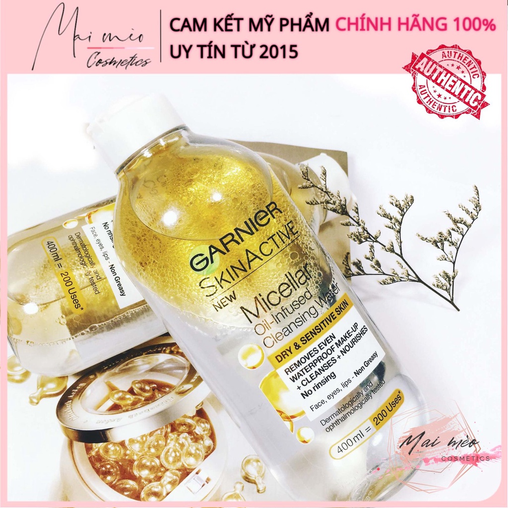 Nước tẩy trang Garnier Micellar