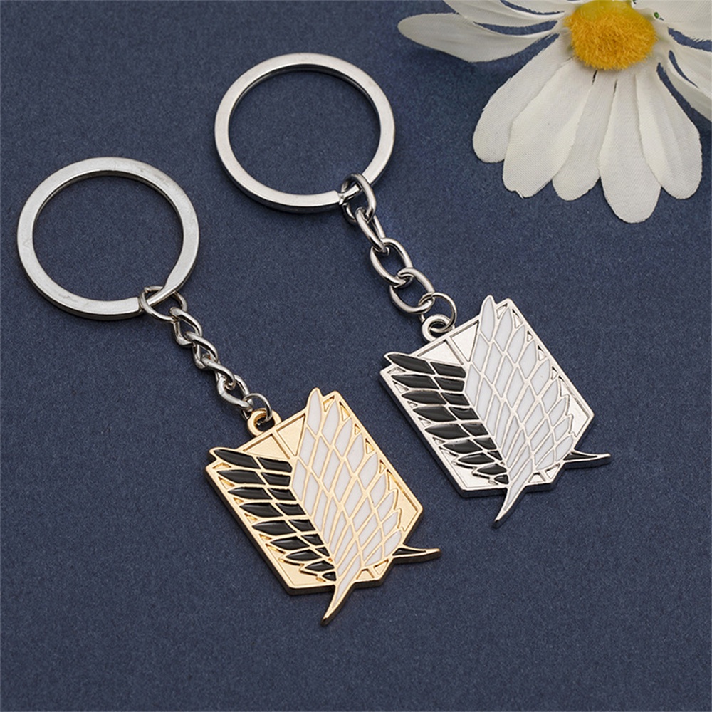 Móc Khóa Hình Đôi Cánh Thiên Thần Trong Phim Attack On Titan Thời Trang Cho Cặp Đôi