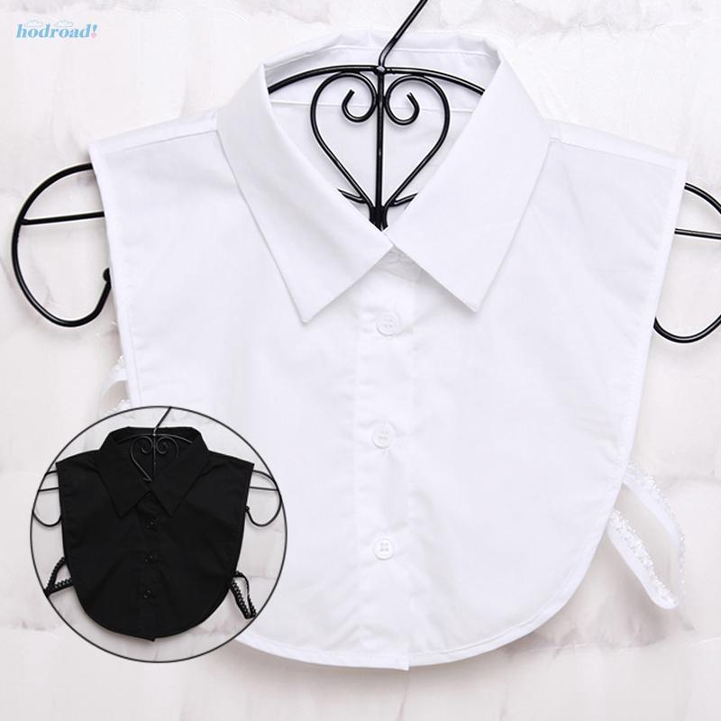 Cổ áo giả sơ mi màu trắng / đen có thể tháo rời thời trang công sở cho nữ | BigBuy360 - bigbuy360.vn