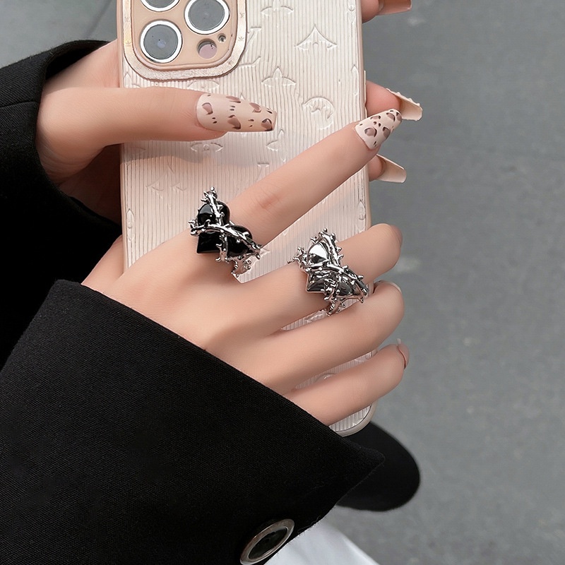 Nhẫn Hở Hình Trái Tim Phong Cách Hàn Quốc 19A1282 Thời Trang