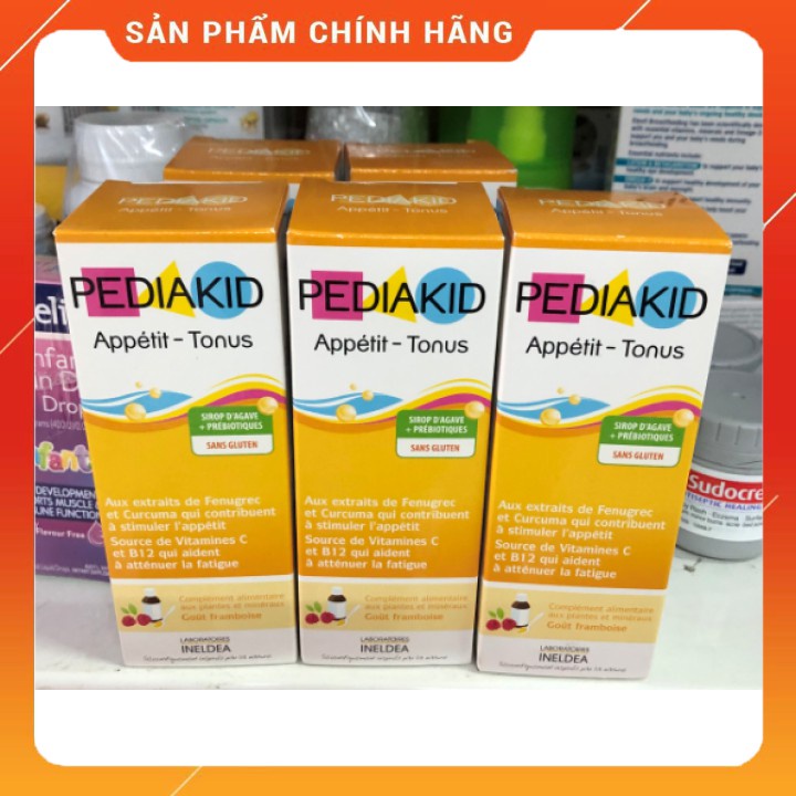 VITAMIN PEDIAKID APPETIT TONUS (125ML) Siro Cho Bé Biếng Ăn Giúp Bé Ăn Ngon Tăng Sức Đề Kháng Cho Trẻ Từ 6 tháng tuổi