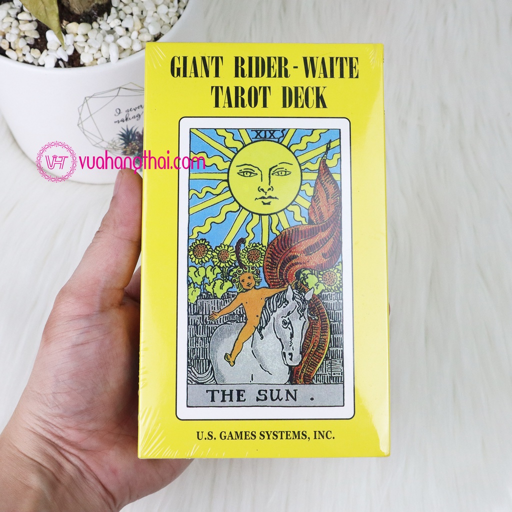 Bộ Bài Bói Giant Rider Waite Tarot Deck - Size gốc 9.5x16.5cm