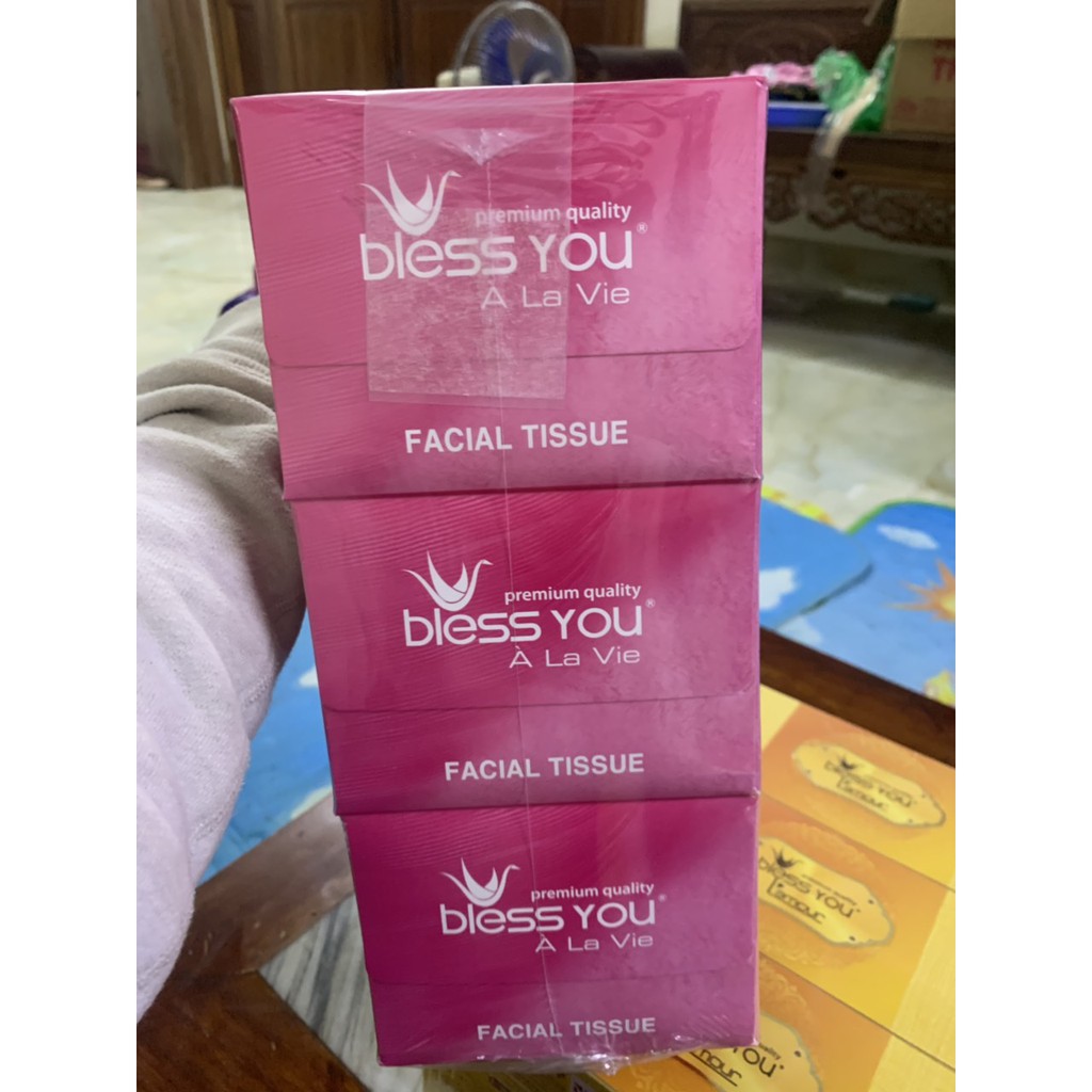 GIẤY LỤA HỘP BLESS YOU À LA VIE 2 LỚP 180 TỜ