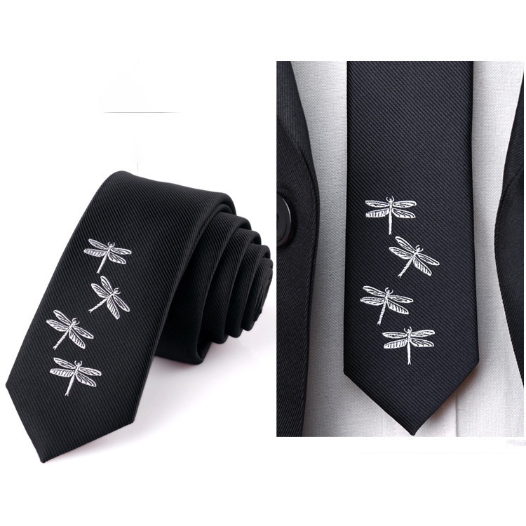 Cravat Nam bản nhỏ 5cm cao cấp phong cách Hàn Quốc, Cà vạt chú rể, Calavat nghệ sĩ, MC, Cavat công sở, dự tiệc CV-5004