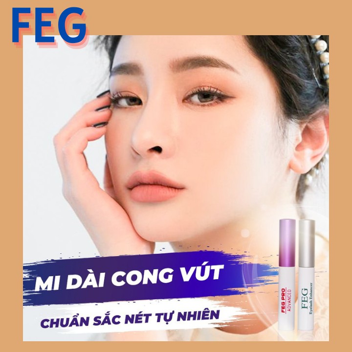 [CHÍNH HÀNG] Dưỡng mi FEG Pro-Advanced- Dưỡng mi chắc khỏe phục hồi lông mi-nang lông bị tổn thương-dưỡng mi dày dài_3ml