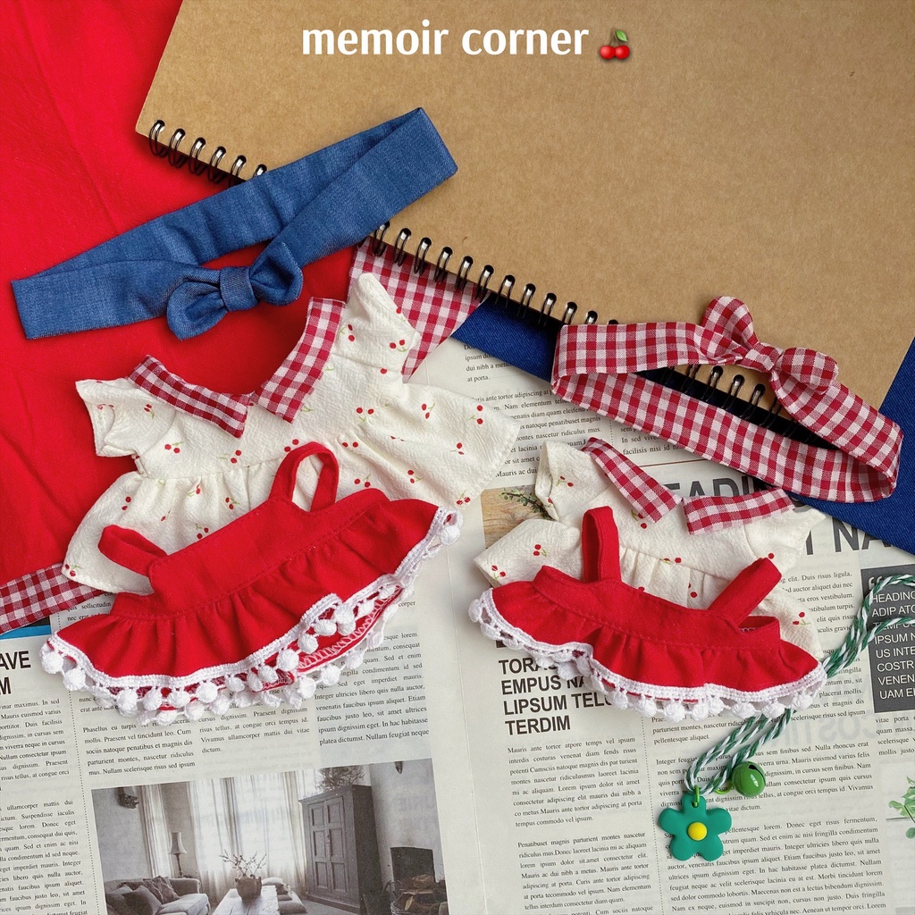 Outfit Doll 15cm & 20cm - Tủ đồ "Nước ép táo cherry" / part 1