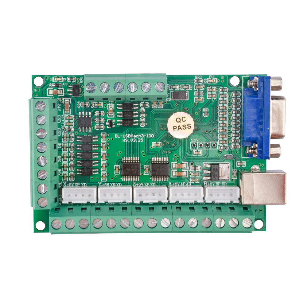 Bo Mạch Điều Khiển Giao Diện Động Cơ CNC USB MACH3 100Khz 5 Trục
