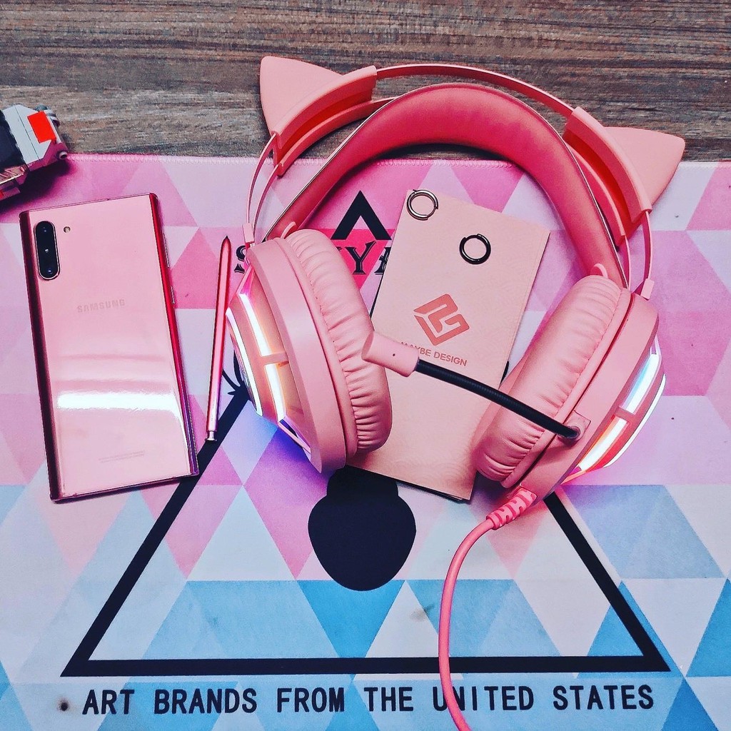 Tai Nghe Mèo Màu Hồng DAREU EH469 - Gaming 7.1 LED RGB Màu- PK Máy Tính | BigBuy360 - bigbuy360.vn