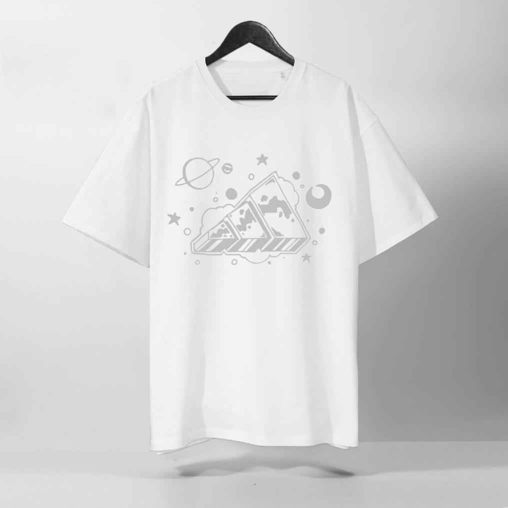 Áo Thun Tay Lỡ Phản Quang Bạc, Form rộng oversize, áo phông unisex, chất liệu Cotton - KKIM Shop