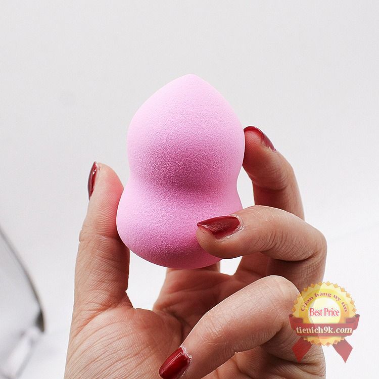 Bông tán hình hồ lô giọt nước Cao Su thiên nhiên dụng cụ đánh phấn phủ tán kem nền | BigBuy360 - bigbuy360.vn
