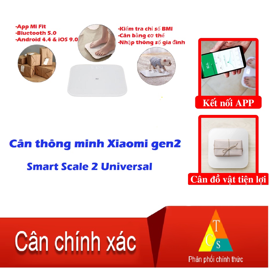 Cân điện tử thông minh Xiaomi Mi Smart Scale Gen2