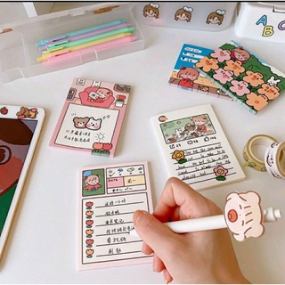 Bộ 100 tờ giấy ghi chú take notes cô bé xinh xắn