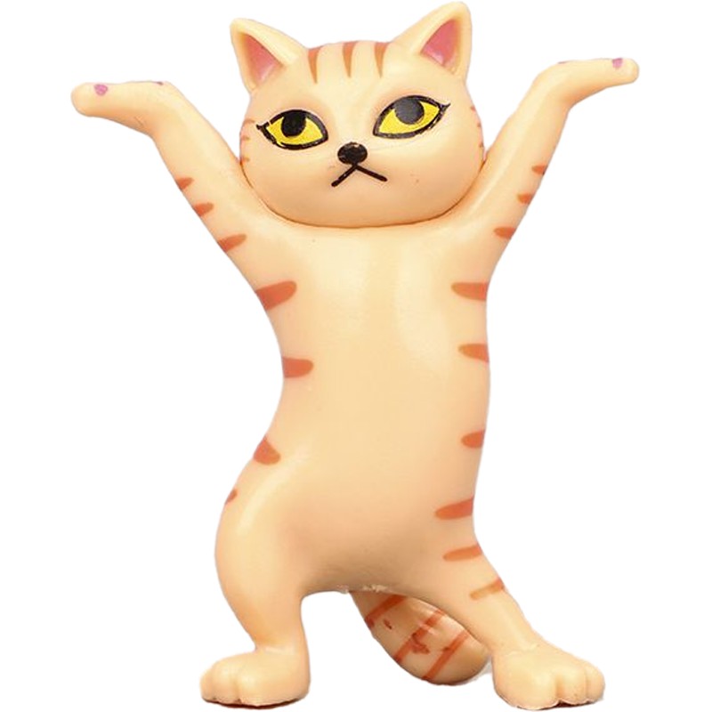 Bộ 5 ống cắm bút hình mèo dễ thương để bàn trang trí tiện dụng