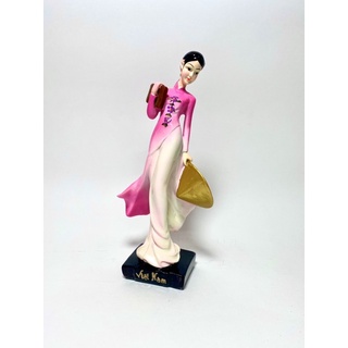 Tượng cô gái nữ sinh Việt Nam (Tượng cao 22 cm) Hình Ảnh Việt Nam - Quà Tặng - Quà Lưu Niệm Việt Nam