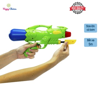 Súng nước đồ chơi, đồ chơi vận động cho bé, súng phun bắn nước, áp lực cao, xa 5m