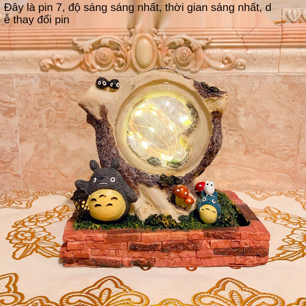 Thần hộ mệnh Đèn ngủ Totoro Hàng xóm của tôi để bàn bình dị trang trí gửi tặng các cô gái cùng sinh viên Quà