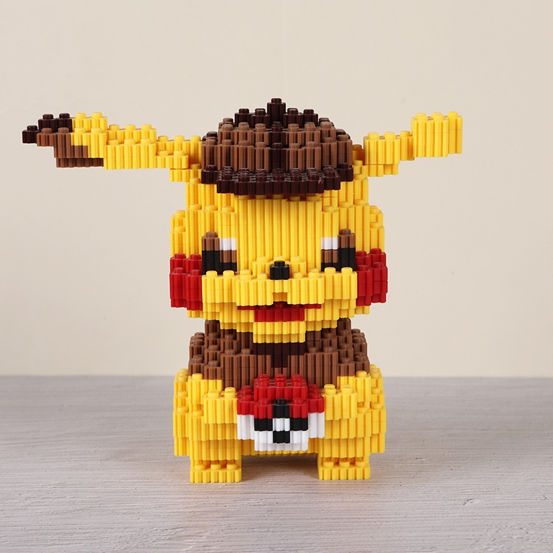 Đồ Chơi Lắp Ráp Hoạt Hình Pikachu Ba Chiều Sáng Tạo